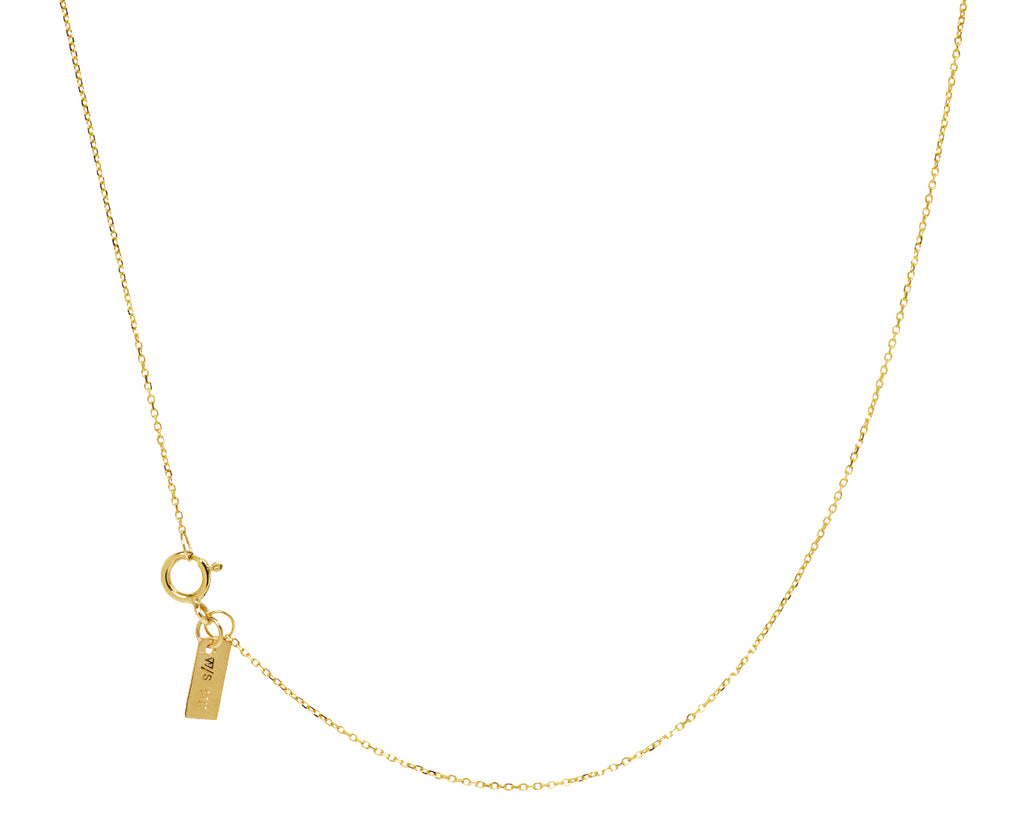 White/Space Lunette Pearl Pendant Necklace - Closure