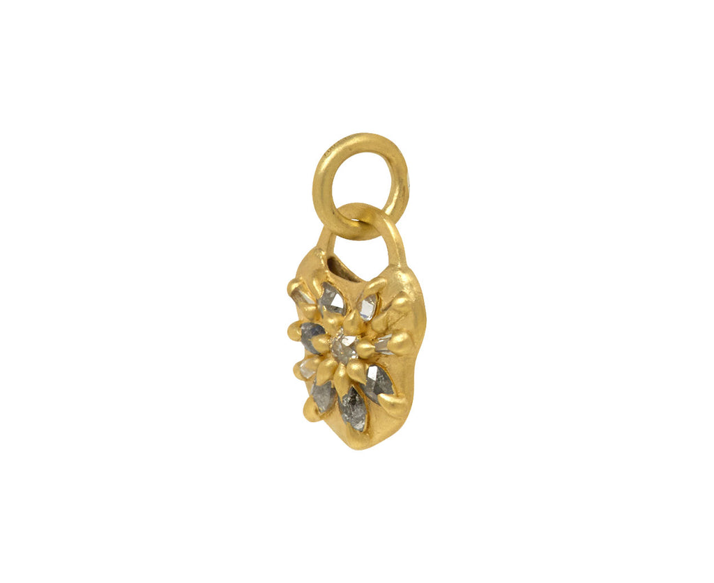 Gray Diamond Fantasie Padlock Charm Pendant ONLY - TWISTonline 