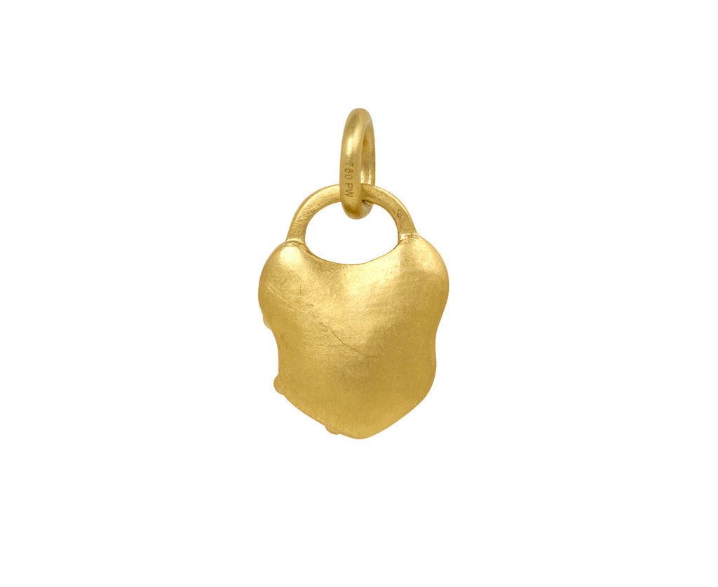 Gray Diamond Fantasie Padlock Charm Pendant ONLY - TWISTonline 