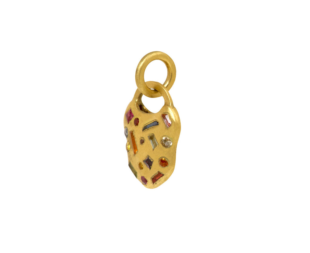 Rainbow Confetti Padlock Pendant ONLY - TWISTonline 