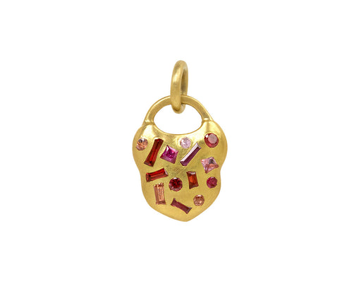 Plum Blossom Confetti Padlock Pendant ONLY - TWISTonline 