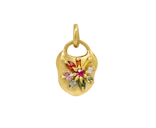 Rainbow Fantalsle Padlock Charm Pendant ONLY