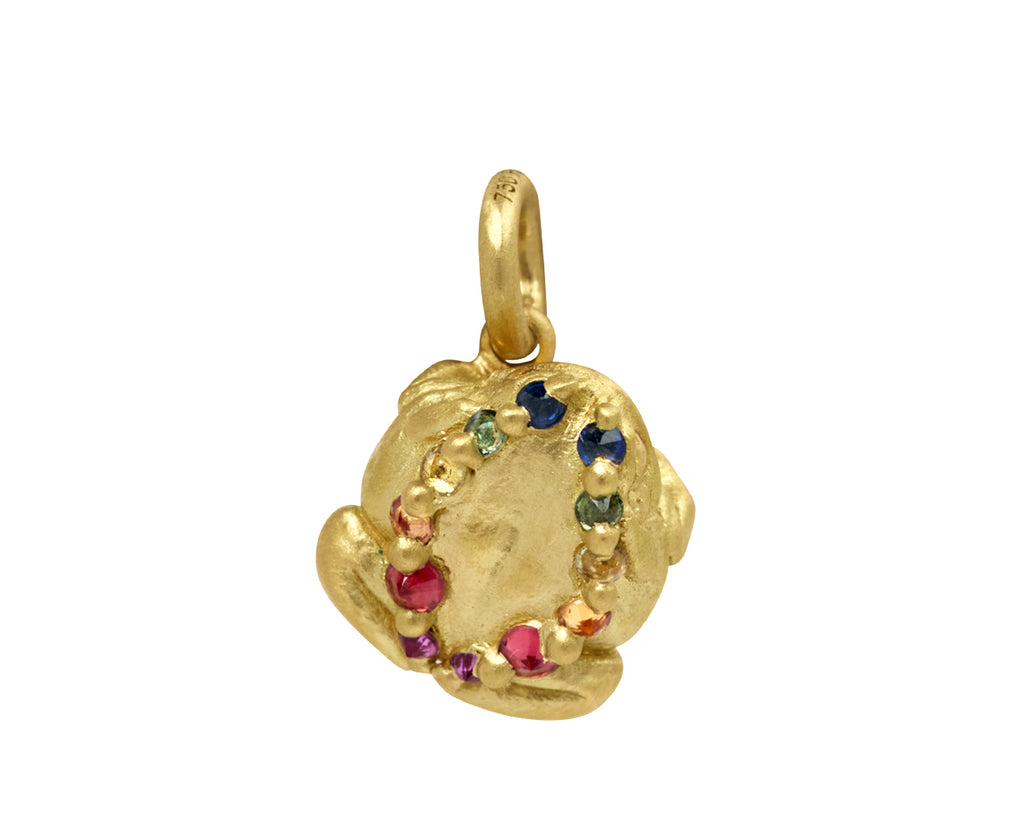 Small Rainbow Toad Charm Pendant ONLY