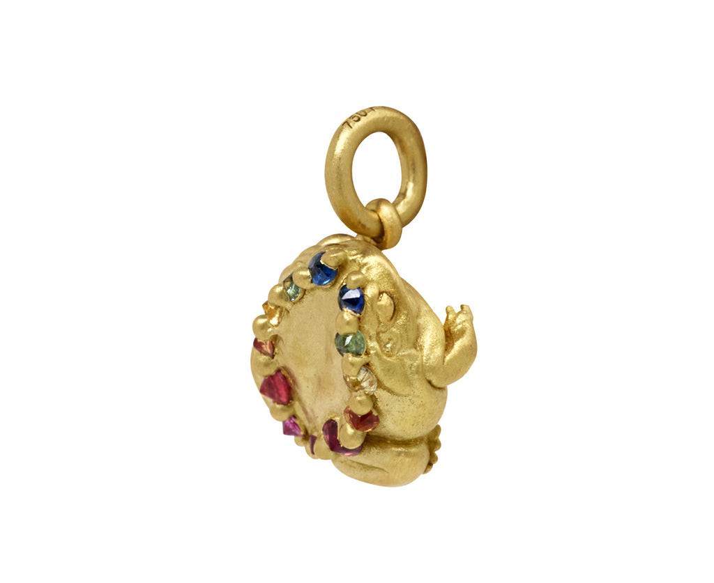 Small Rainbow Toad Charm Pendant ONLY