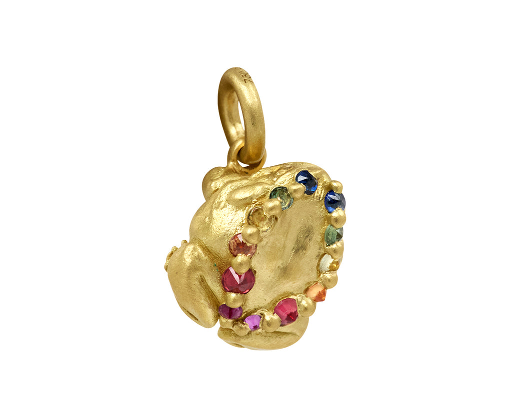 Small Rainbow Toad Charm Pendant ONLY
