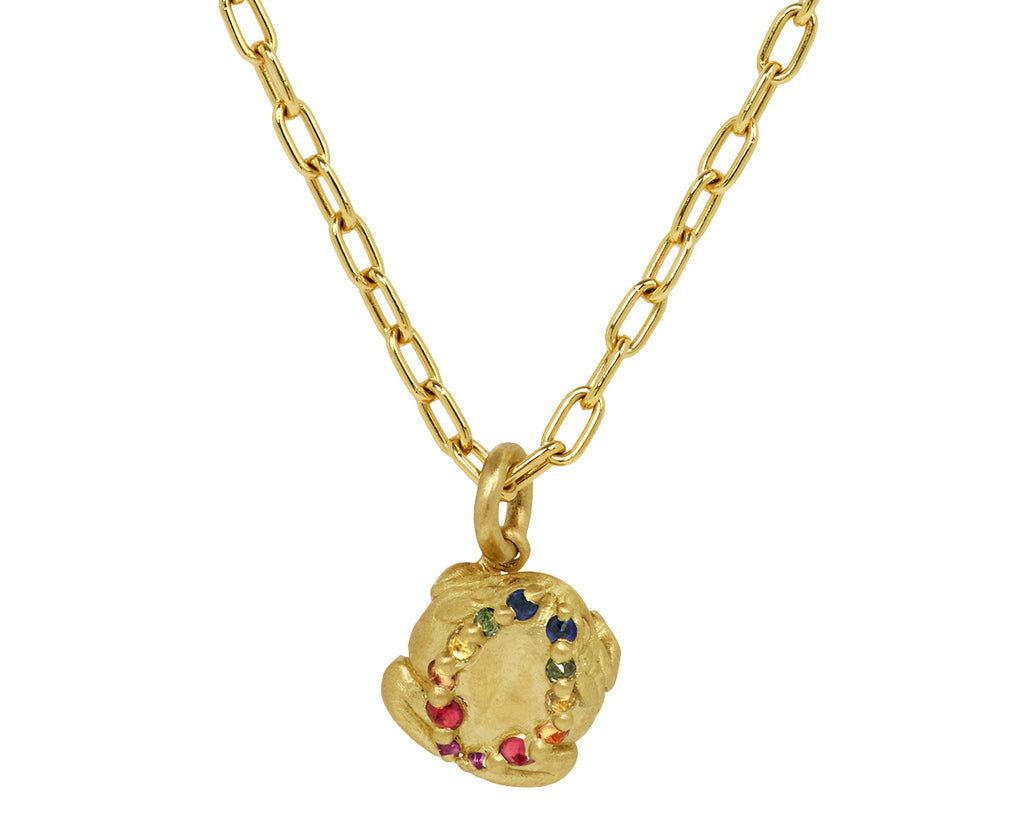 Small Rainbow Toad Charm Pendant ONLY