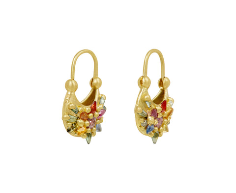 Blossom Crush Lily Pond Moon Earrings