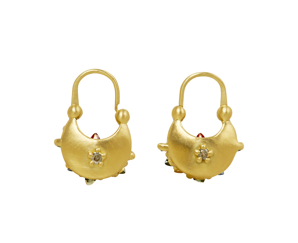 Blossom Crush Lily Pond Moon Earrings