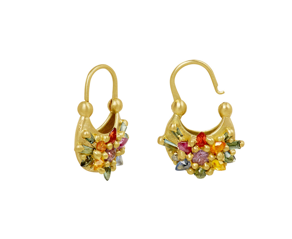 Blossom Crush Lily Pond Moon Earrings