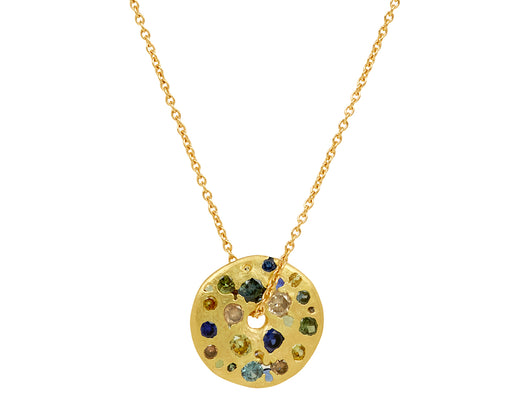 Cypress Celeste Spinner Necklace