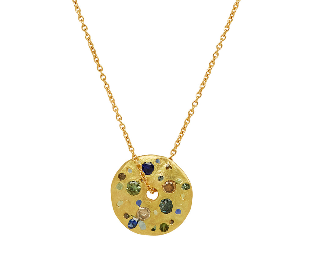 Cypress Celeste Spinner Necklace