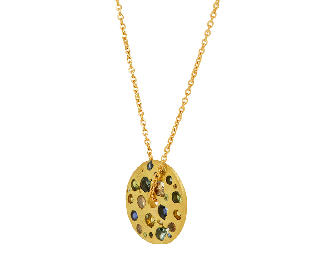 Cypress Celeste Spinner Necklace