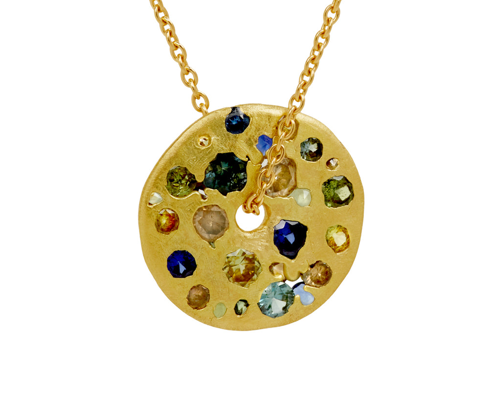 Cypress Celeste Spinner Necklace