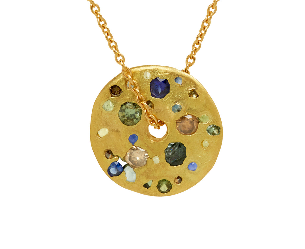 Cypress Celeste Spinner Necklace