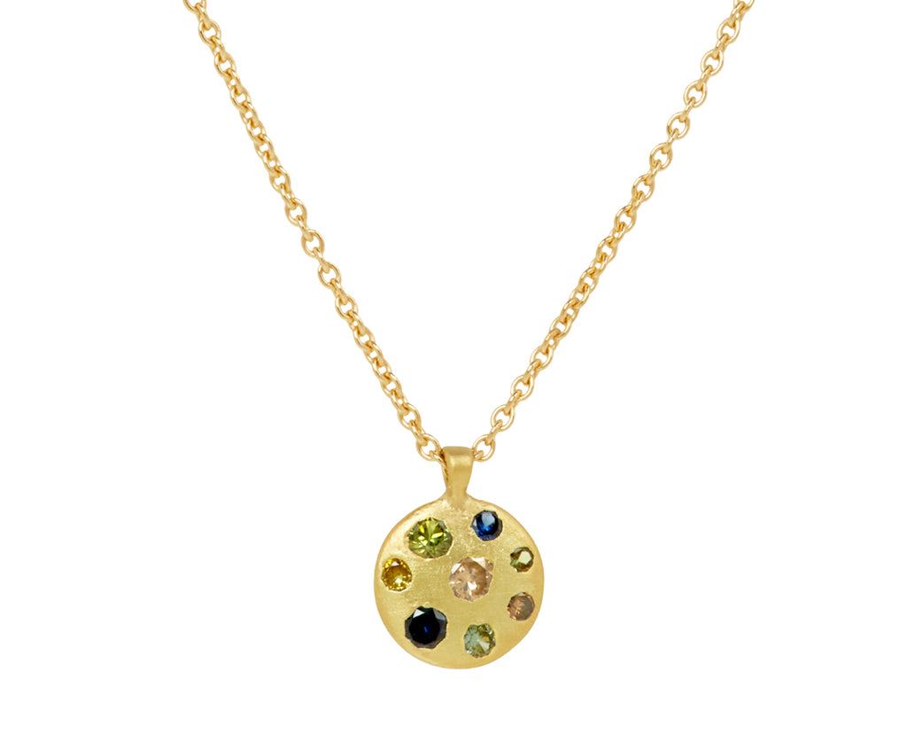 Polly Wales Medium Cypress Celeste Necklace