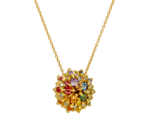 Rainbow Disko Spinner Necklace