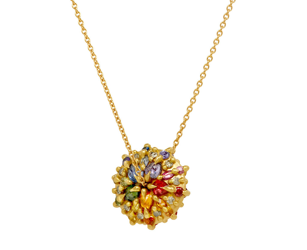 Rainbow Disko Spinner Necklace