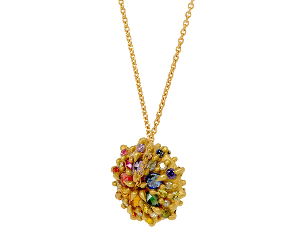 Rainbow Disko Spinner Necklace