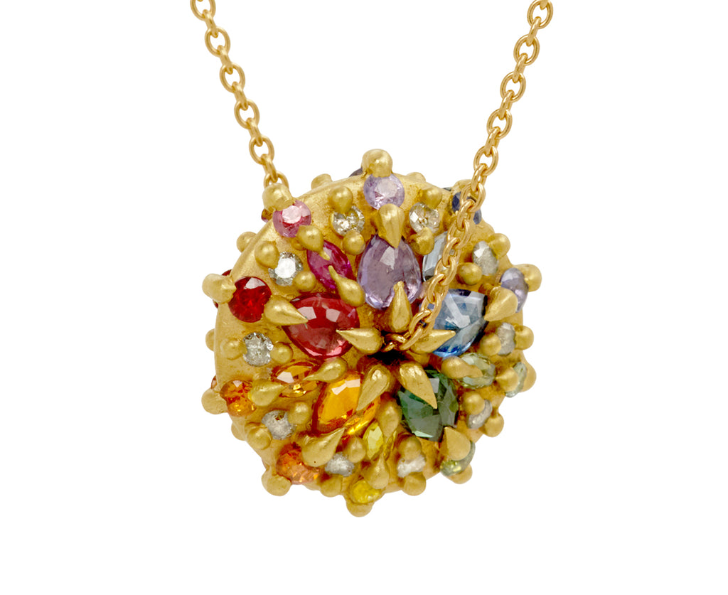 Rainbow Disko Spinner Necklace