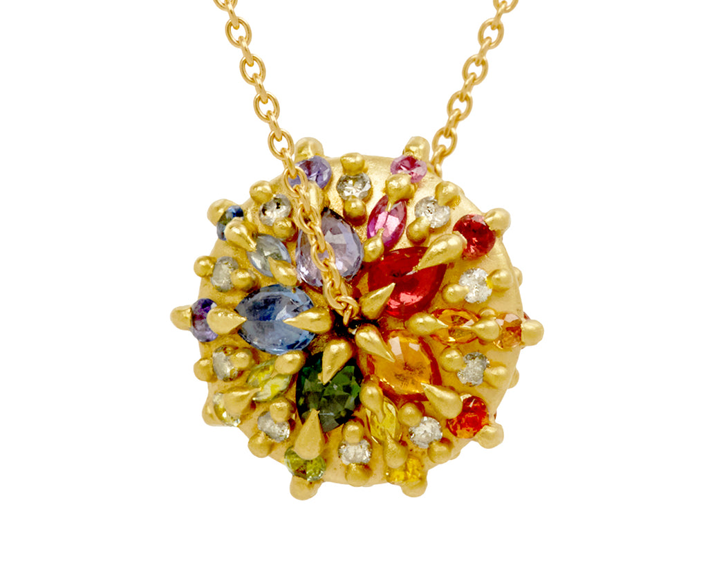 Rainbow Disko Spinner Necklace