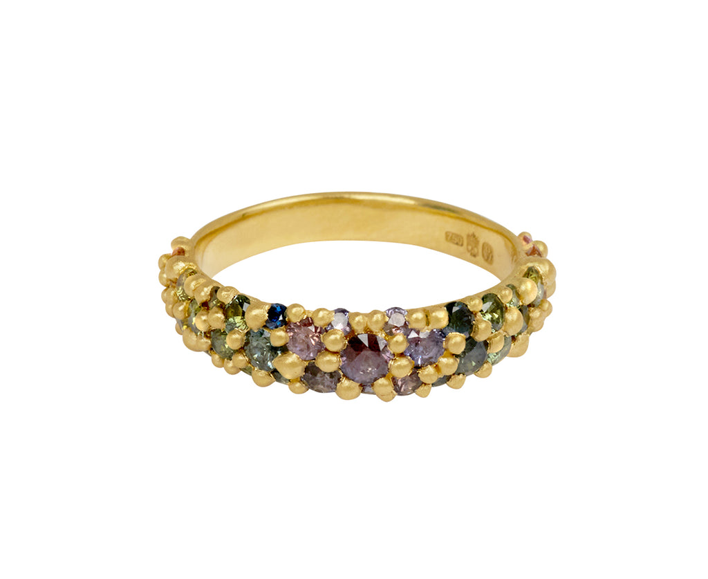 Narrow Blossom Crush River Ring