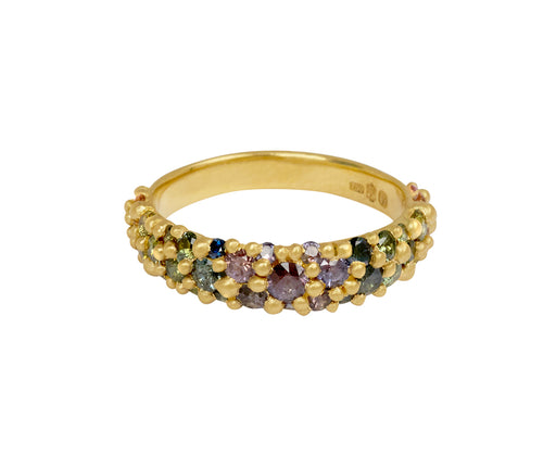 Narrow Blossom Crush River Ring