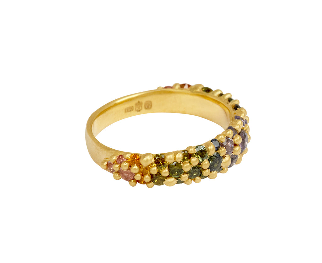 Narrow Blossom Crush River Ring