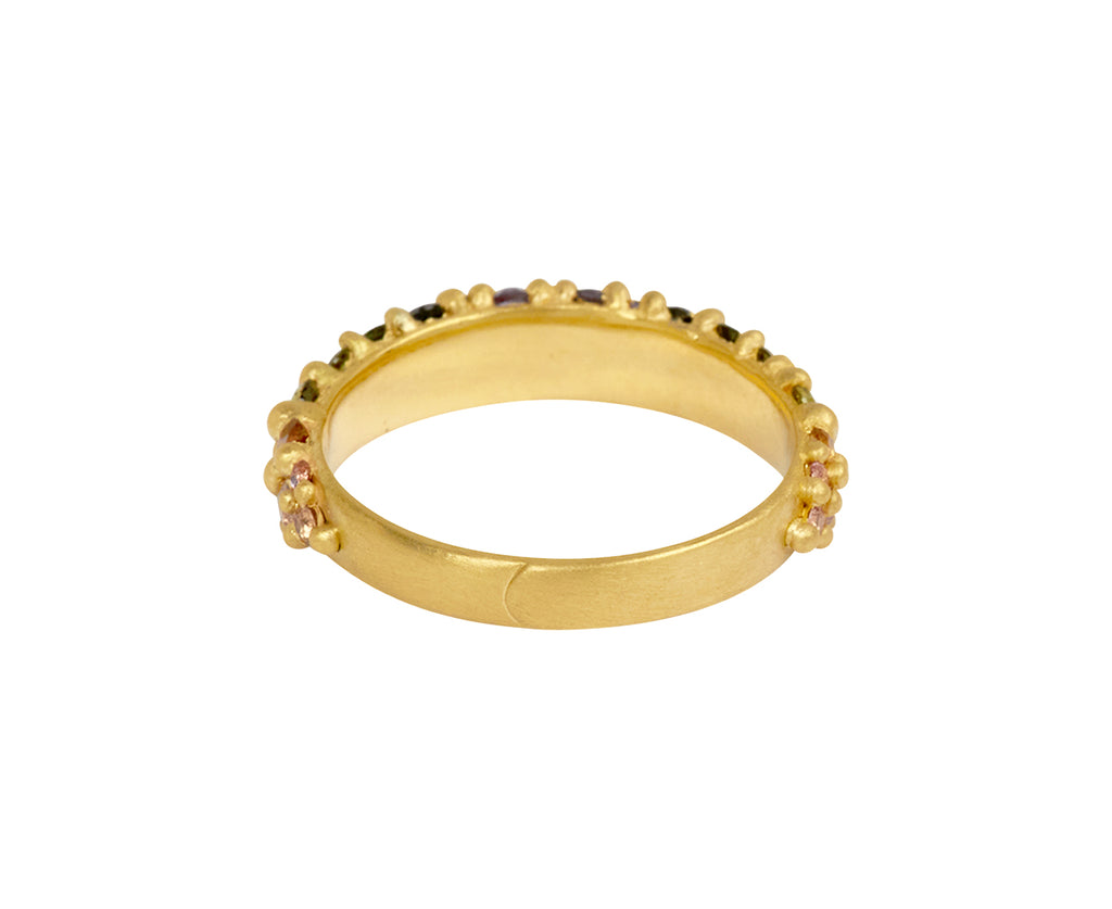 Narrow Blossom Crush River Ring