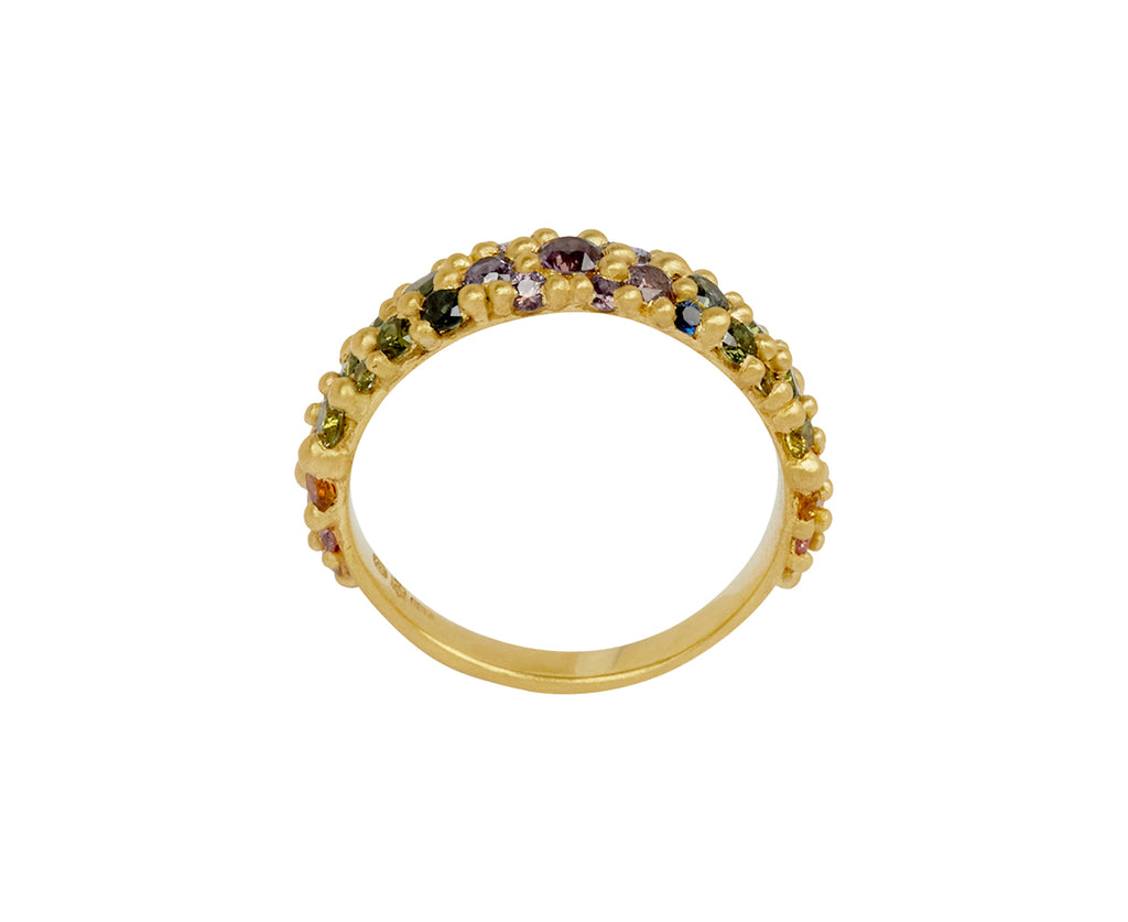 Narrow Blossom Crush River Ring