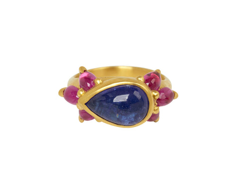 Purple & Pink Cetonia Tourmaline Ring - TWISTonline 