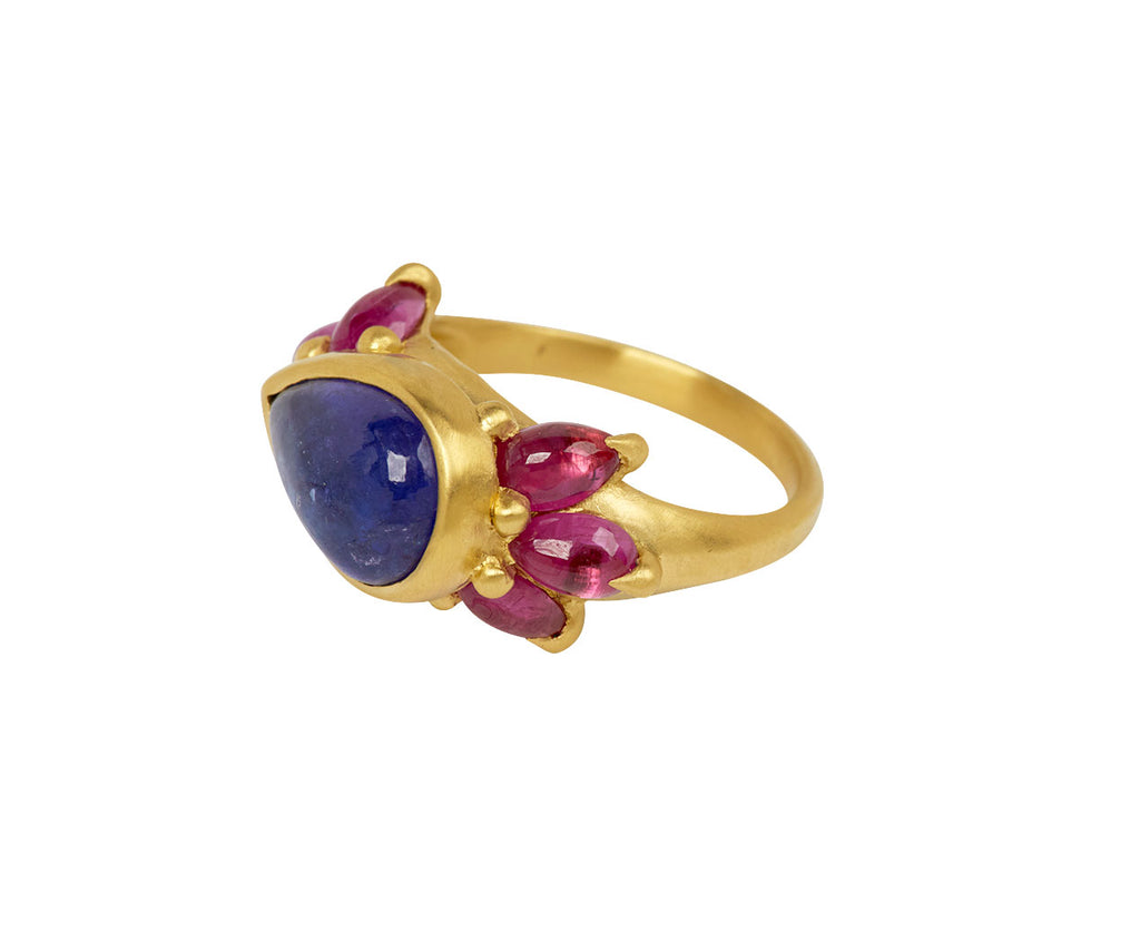 Purple & Pink Cetonia Tourmaline Ring - TWISTonline 
