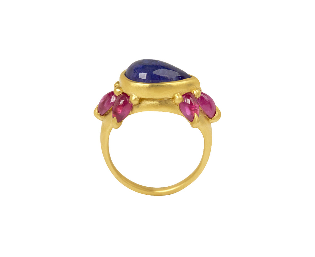 Purple & Pink Cetonia Tourmaline Ring