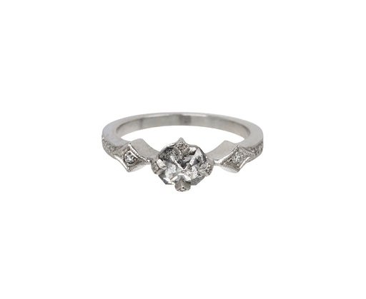 Rosecut Diamond Antique Prong Solitaire Ring
