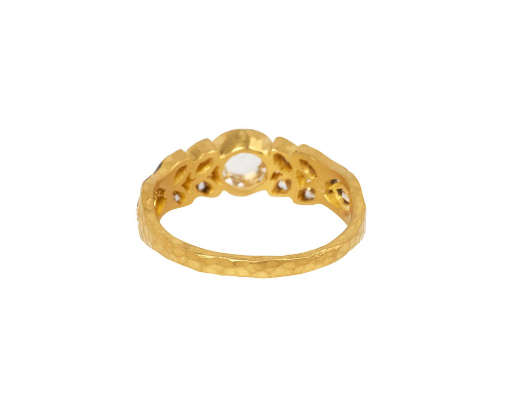 Rose Cut Diamond Small Garland Ring
