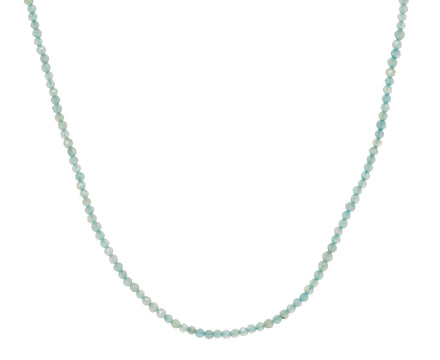 Aquamarine Beaded Necklace - TWISTonline 