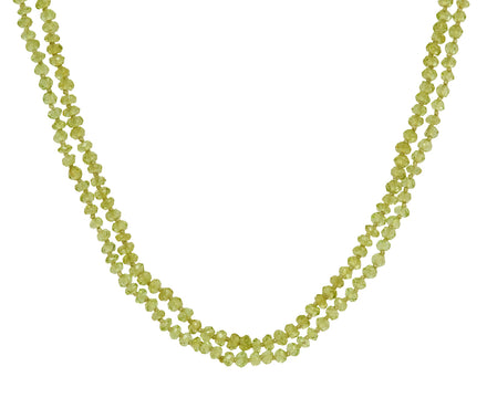 Long Peridot Beaded Necklace - TWISTonline 