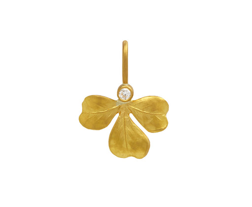 Diamond Clover Charm Pendant ONLY