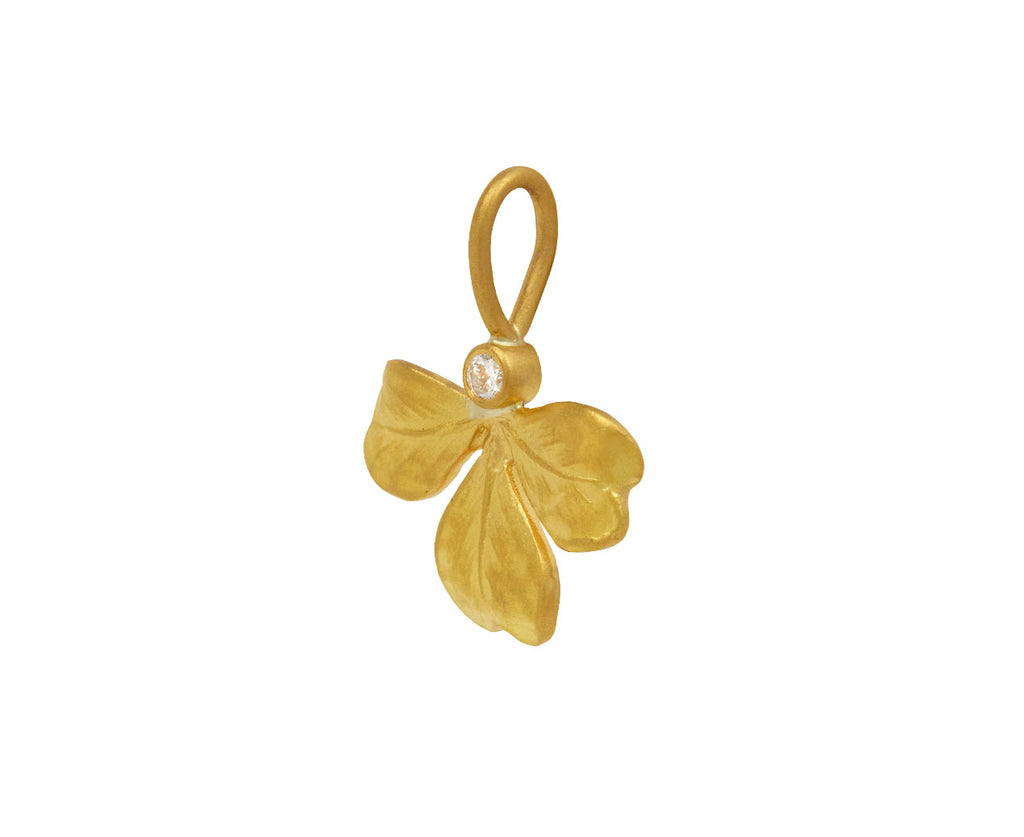Diamond Clover Charm Pendant ONLY