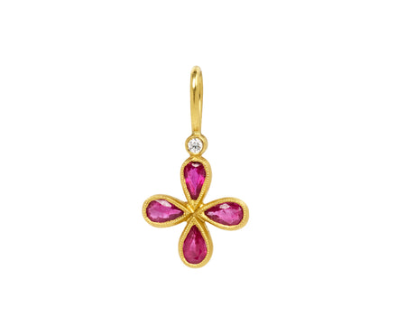 Ruby Star Charm ONLY