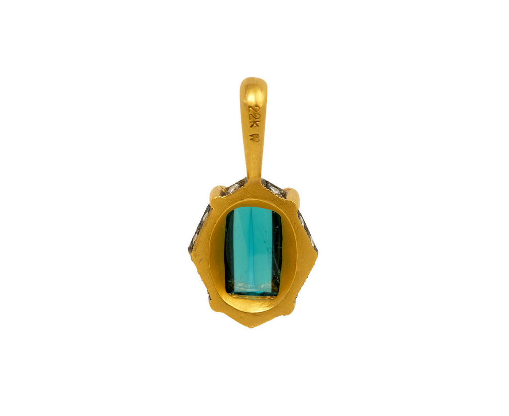 Indicolite Tourmaline Aphrodite Charm Pendant ONLY - TWISTonline 
