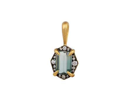 Green Tourmaline Aphrodite Charm Pendant ONLY