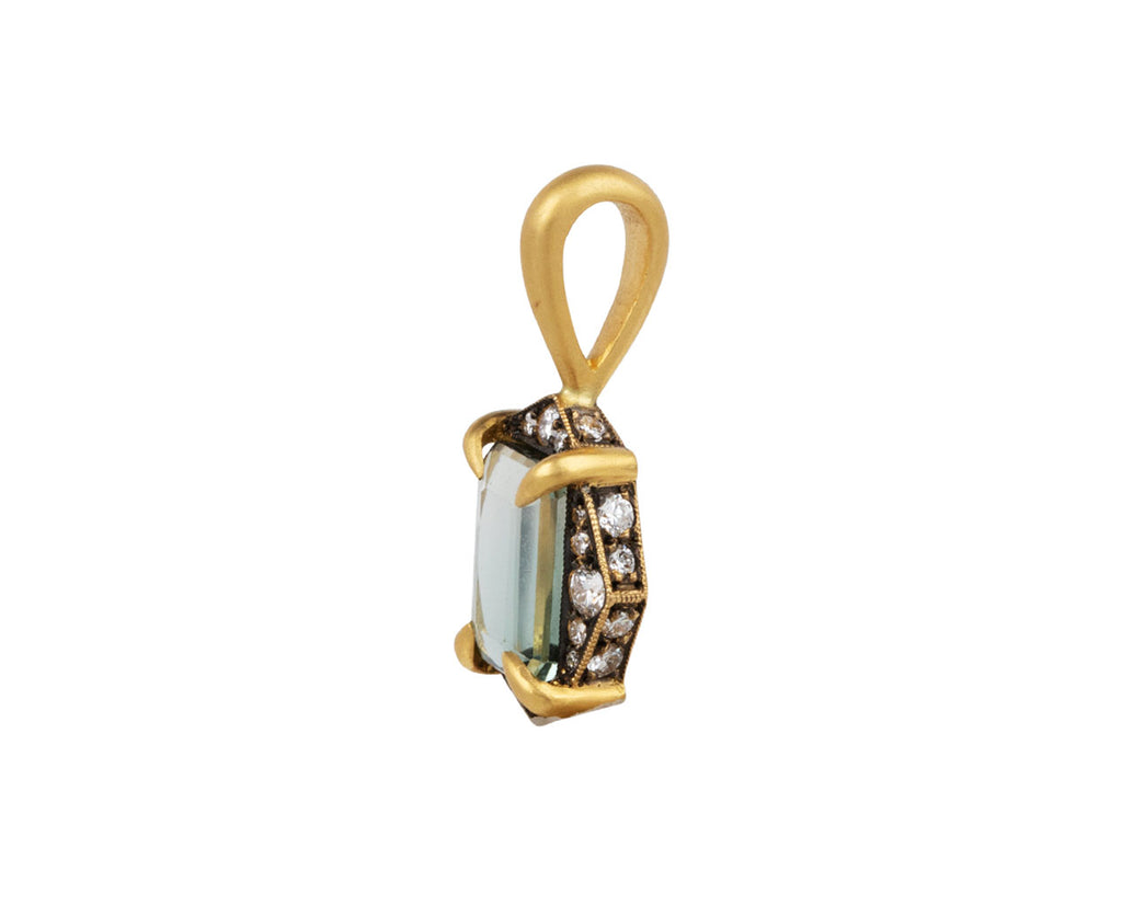 Green Tourmaline Aphrodite Charm Pendant ONLY