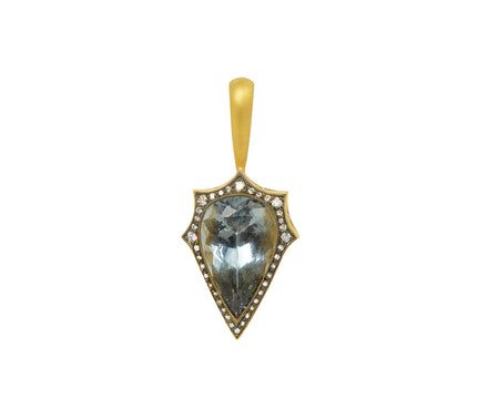 Cathy Waterman Blue Tourmaline Mermaid Charm Pendant ONLY