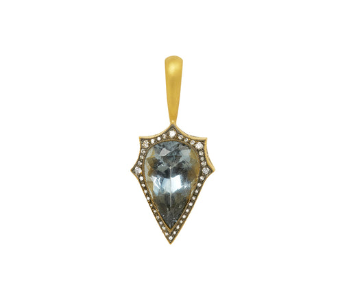 Cathy Waterman Blue Tourmaline Mermaid Charm Pendant ONLY