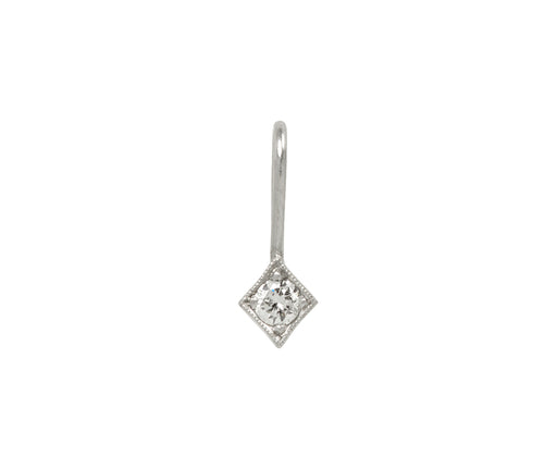 Cathy Waterman Platinum Diamond Charm Pendant ONLY