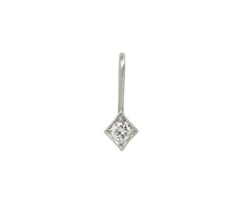 Cathy Waterman Platinum Diamond Charm Pendant ONLY