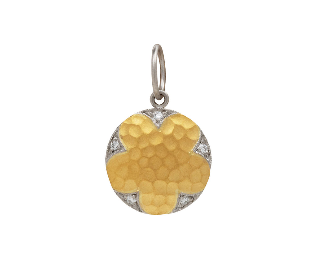 Thorn Disc Charm Pendant ONLY