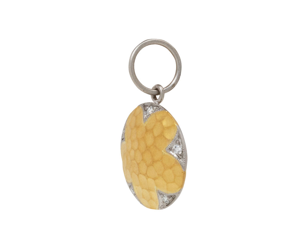 Thorn Disc Charm Pendant ONLY