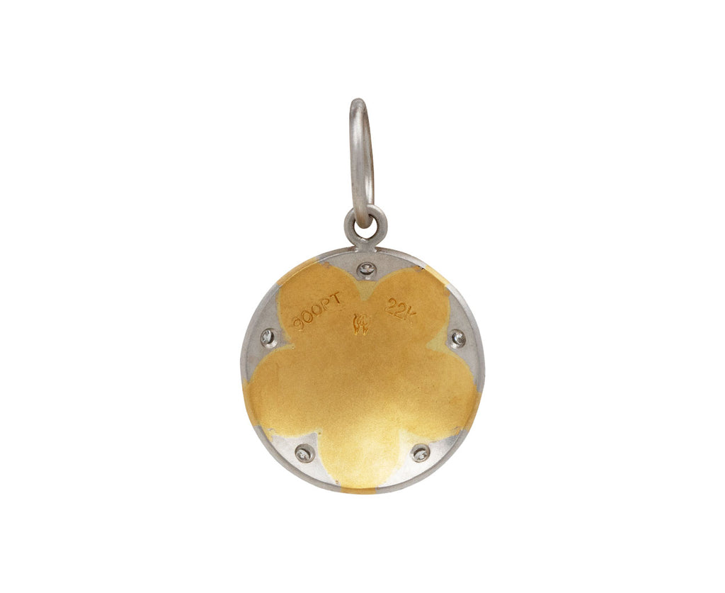Thorn Disc Charm Pendant ONLY