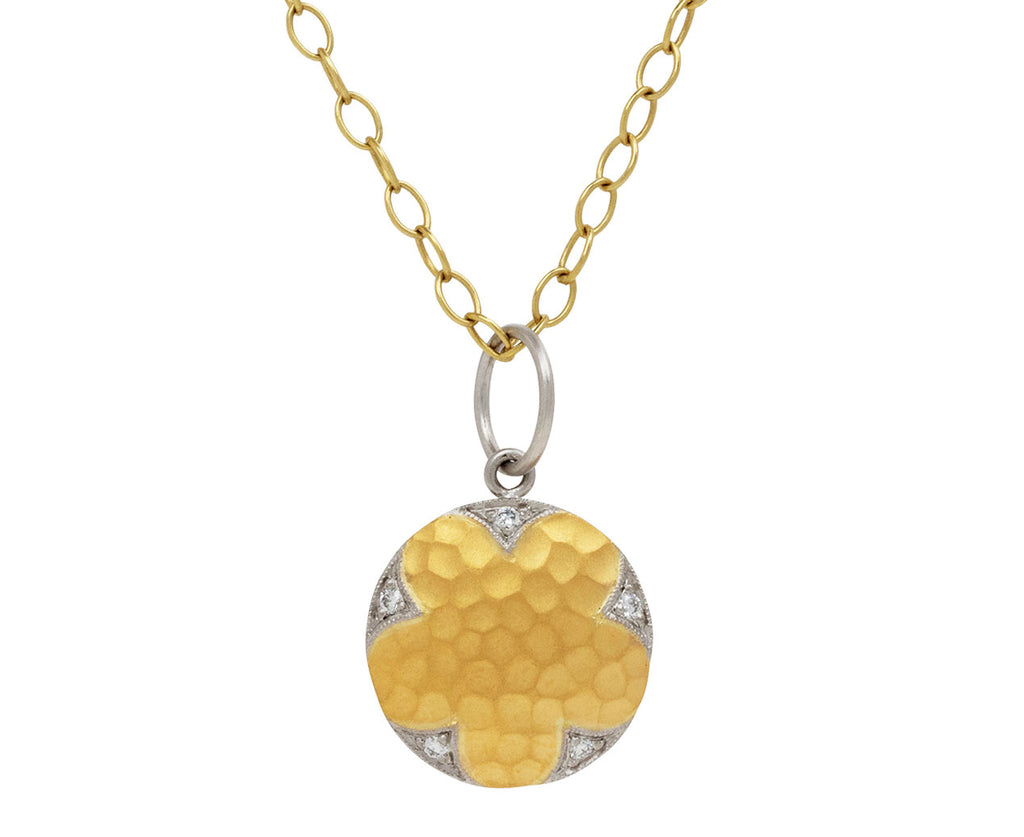 Thorn Disc Charm Pendant ONLY